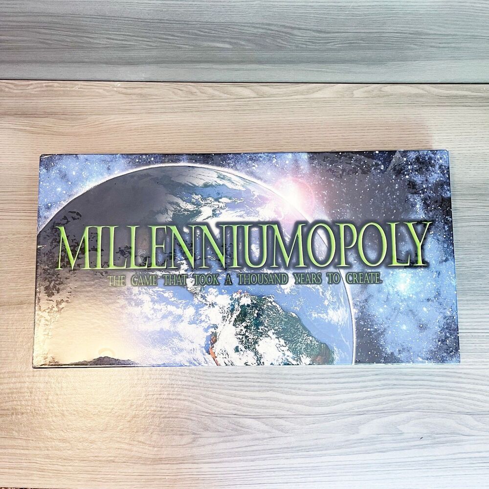 Millenniumopoly Sealed Board Game Millennium Edition 2000 Late for the Sky Rare